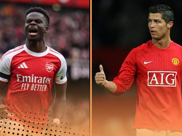 Fans Arsenal Bukayo Saka Lebih Baik dari Cristiano Ronaldo