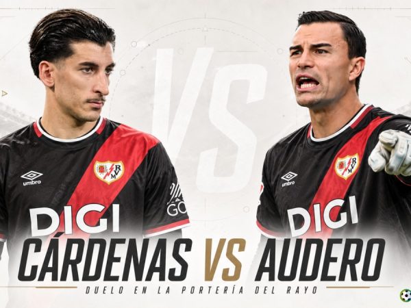 Dani Cardenas vs Emil Audero, Kiper Utama Rayo Vallecano - Photo by Comuniate