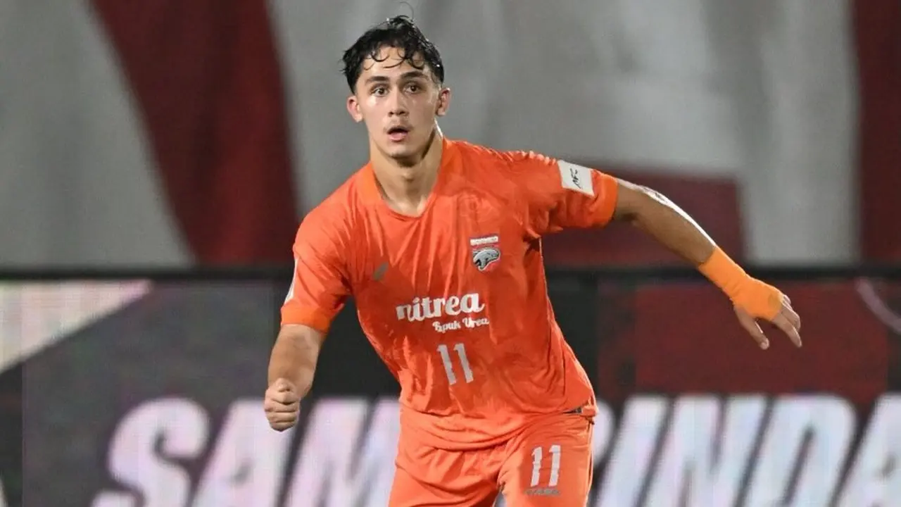 Amar Brkic Pemain Berdarah Kebumen yang Cetak Gol Untuk Borneo FC (Foto : Borneo FC)