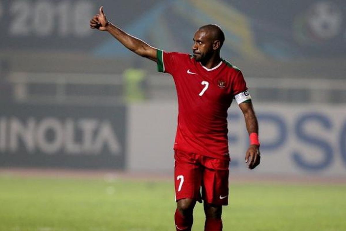 Boaz Solossa Layak Jadi Starter di Timnas Indonesia Sekarang (Foto: Kompas/Kristianto Purnomo)