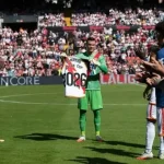 Emil Audero Terima Guard of Honour dari Rayo Vallecano