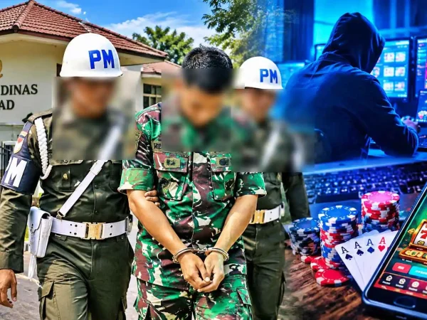 Rumah Dinas TNI Jadi Markas Judi Online (Foto : Borobudur News)